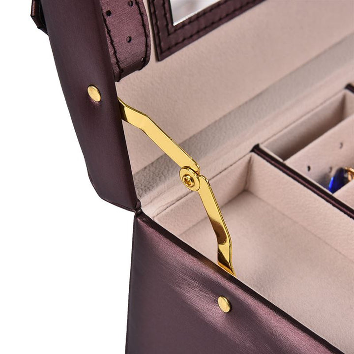 UNIQ Classic Jewellery Box in 3 layers - S118 - Brown - Jewelry Box