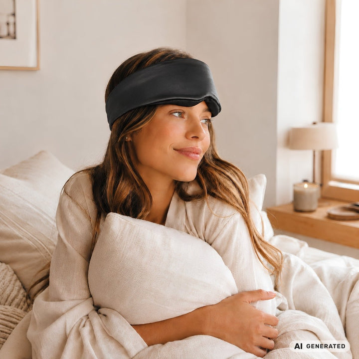 UNIQ Dream Cloud 3D Satin sleeping mask - Black – image 5