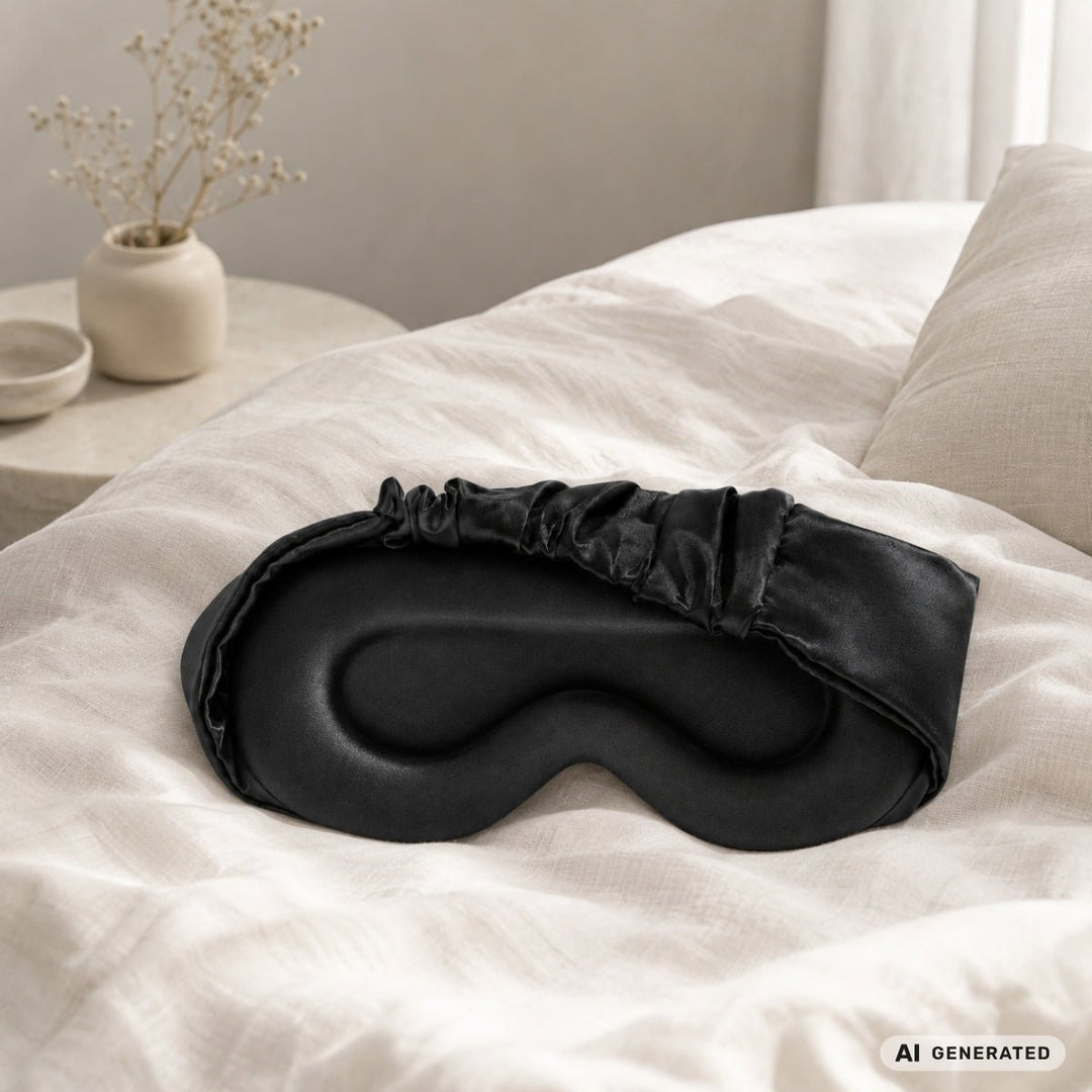 UNIQ Dream Cloud 3D Satin sleeping mask - Black – image 8