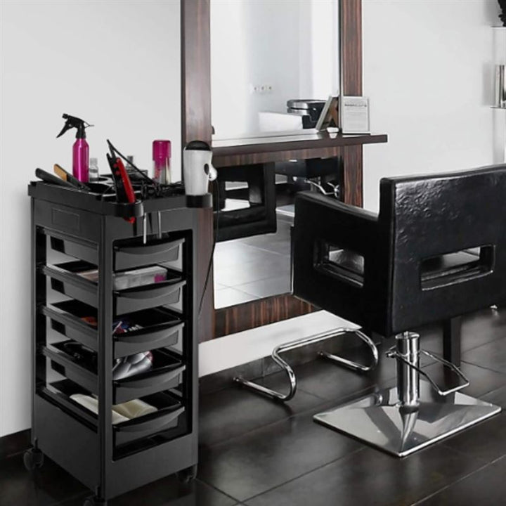 UNIQ kapperswagen / rolwagen - Zwart - | Fashiongirl