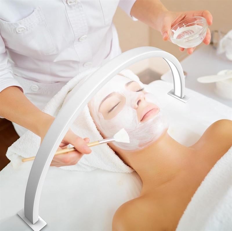 UNIQ LED Table lamp Half Moon Arch for manicure / eyelash extensions - White - | Fashiongirl