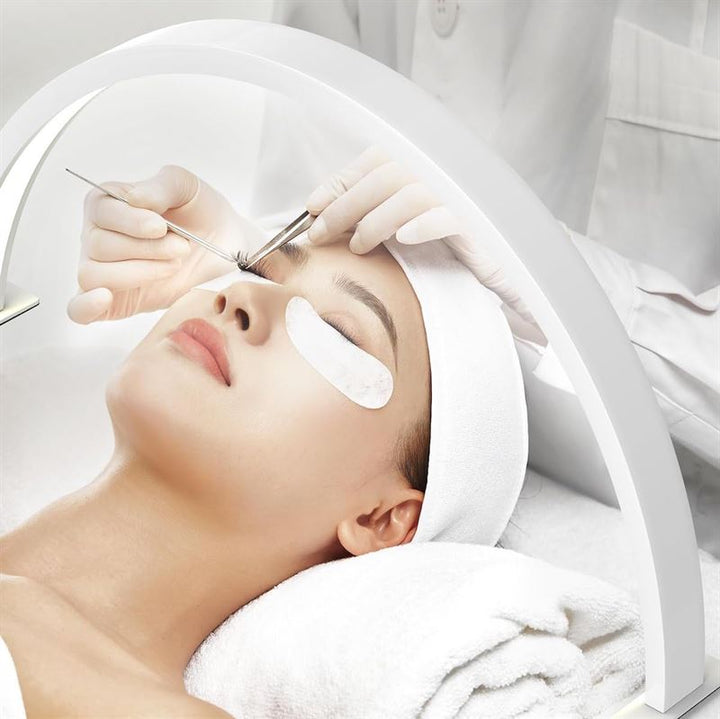 UNIQ LED Table lamp Half Moon Arch for manicure / eyelash extensions - White - | Fashiongirl