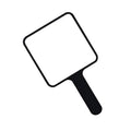 UNIQ Mini Handheld Mirror - Zwart - | Fashiongirl