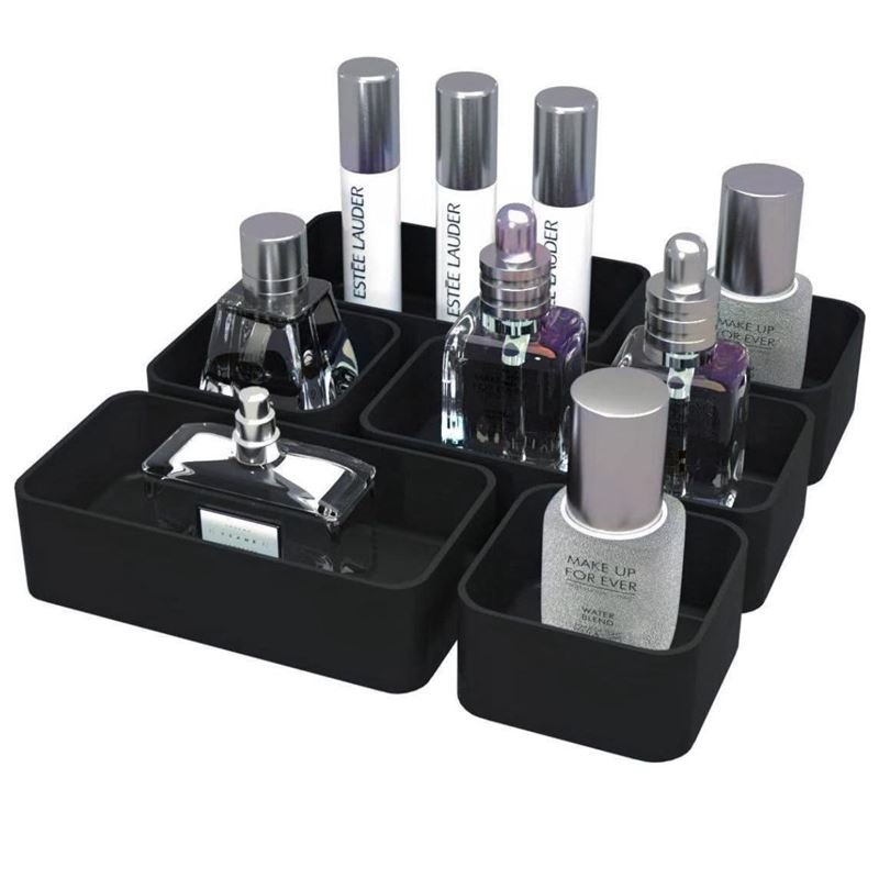 UNIQ Multi Drawer Organiser Set with 8 Boxes - Grey - | Fashiongirl