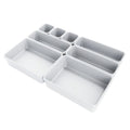 UNIQ Multi Drawer Organiser Set met 8 dozen - Wit - | Fashiongirl