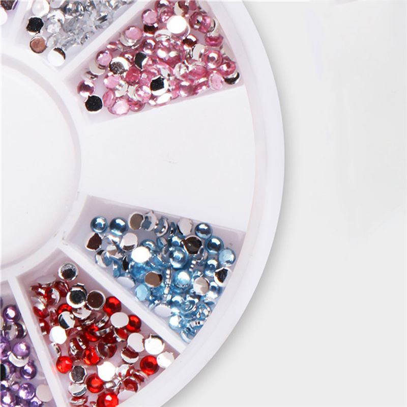UNIQ Nail Art Gemstone Wheel - Kleurrijke strasssteentjes - | Fashiongirl