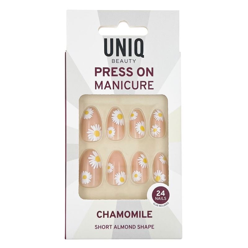 UNIQ Press On Nails with Glue - Chamomile - | Fashiongirl