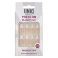 UNIQ Press On Nails met lijm - French Tips - | Fashiongirl