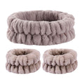 UNIQ Spa Blush Haarband en Polsband - Grijs - | Fashiongirl