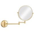 UNIQ Wandspiegel met 10x vergroting - Goud - | Fashiongirl