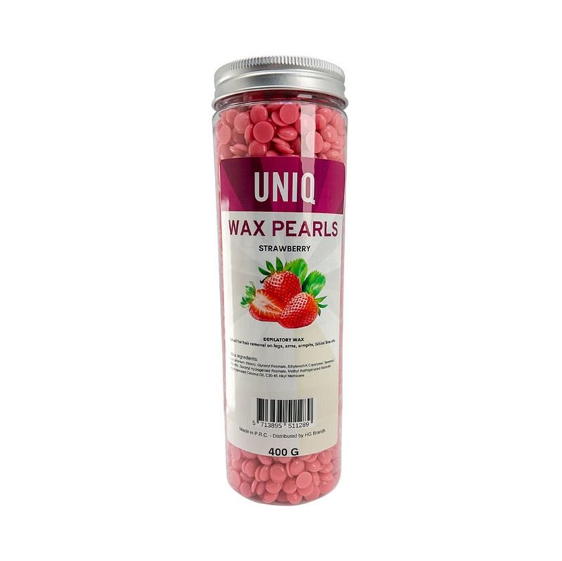 UNIQ Wax Pearls / Hard Wax Megapack Wax Pearls - 400g - Strawberry - | Fashiongirl