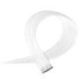 Wit, 50 cm - Crazy Colour Clip On - | Fashiongirl