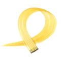 Geel, 50 cm - Crazy Colour Clip On - | Fashiongirl