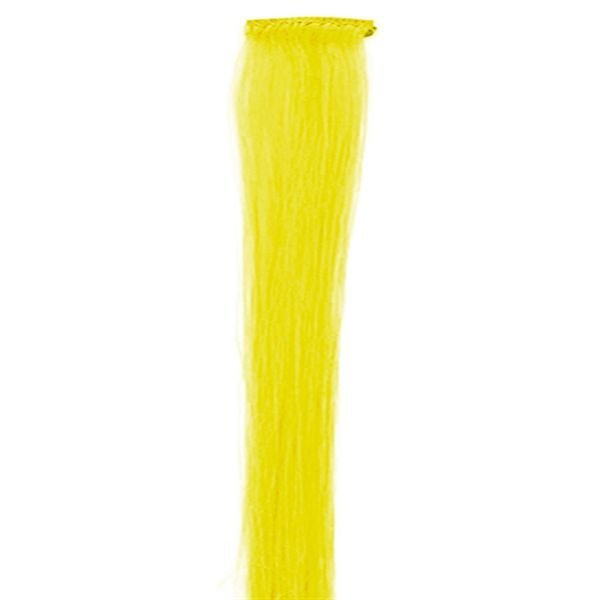 Yellow, 50 cm - Crazy Colour Clip On - | Fashiongirl