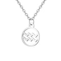 Zodiac-ketting: Waterman - Zodiac, zilver - | Fashiongirl