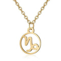 Zodiac-ketting: Steenbok - Zodiac, goud - | Fashiongirl