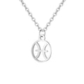 Zodiac-ketting: Vissen - Zodiac, zilver - | Fashiongirl