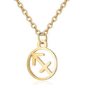 Zodiac-ketting: Boogschutter - Zodiac, goud - | Fashiongirl