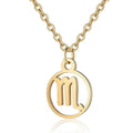 Zodiac-ketting: Schorpioen - Zodiac, goud - | Fashiongirl