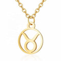 Zodiac-ketting: Stier - Zodiac, goud - | Fashiongirl